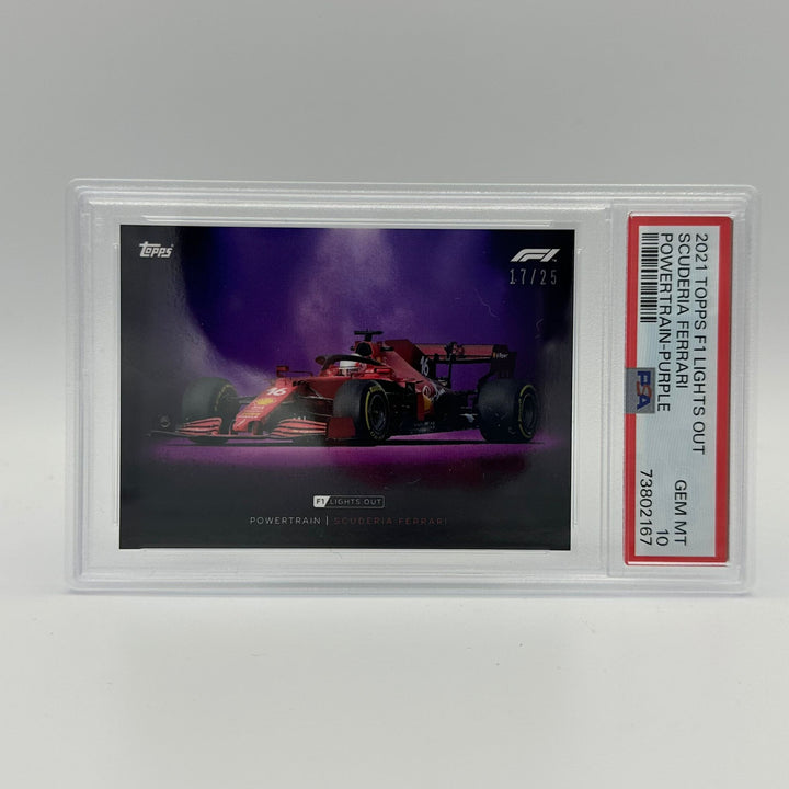 PSA 10 - 17/25 Ferrari - Powertrain -  Purple Parallel
