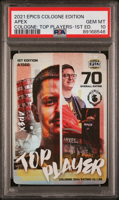 PSA 10 - Apex - Top Players - 1st Edition - 2021 Epics Cologne Edition