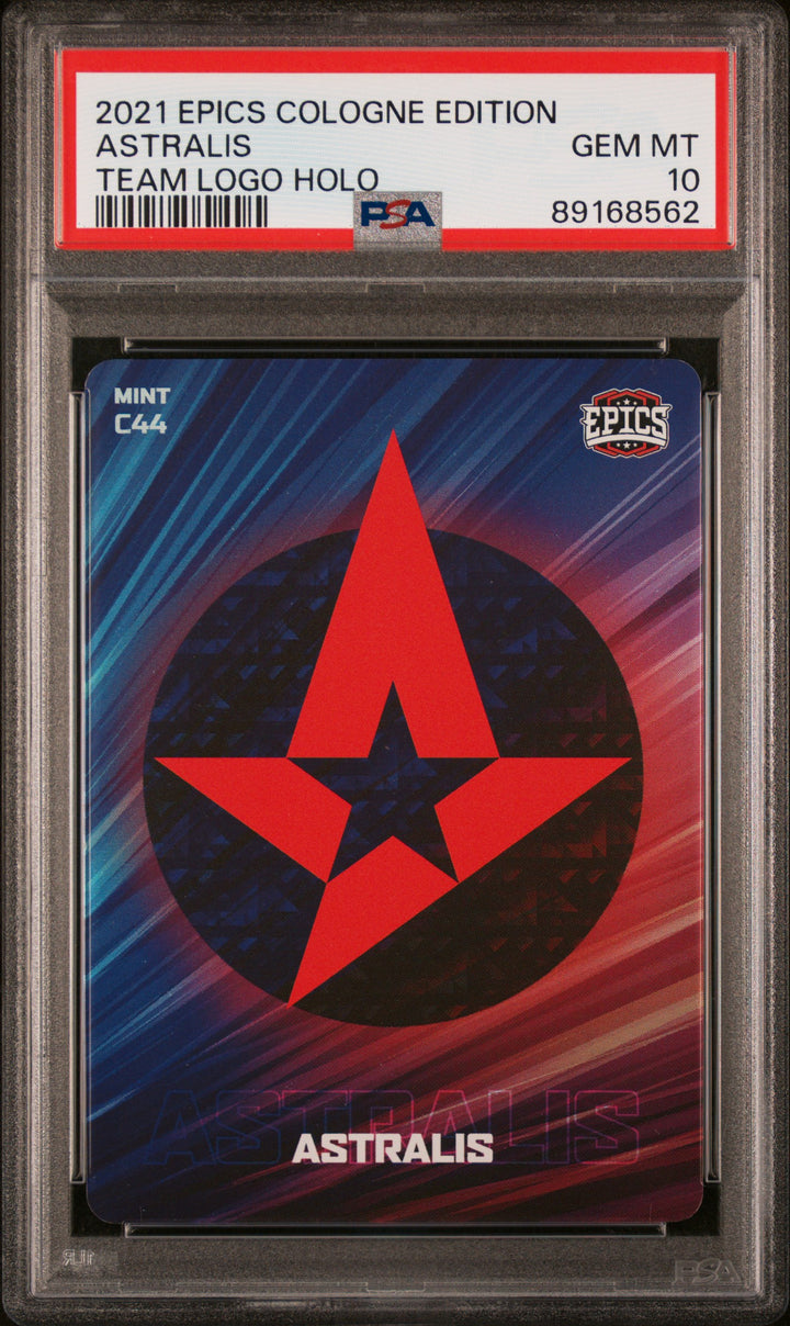PSA 10 - Astralis #C44 - Team Logo Holo - 2021 Epics Cologne Edition