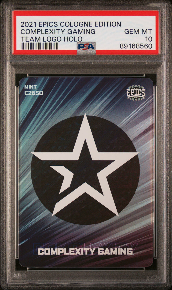 PSA 10 - Complexity Gaming #C2650 - Team Logo Holo - 2021 Epics Cologne Edition