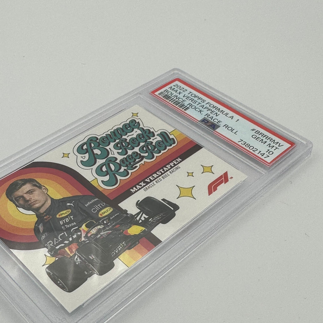 PSA 10 - Max Verstappen - Bounce, Rock, Race, Roll #BRRRMV - POP 26