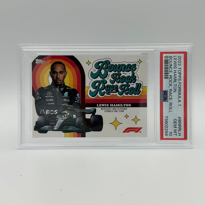PSA 10 - Lewis Hamilton - Bounce, Rock, Race, Roll #BRRRLH - POP 10