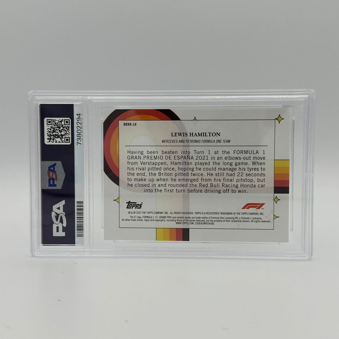 PSA 10 - Lewis Hamilton - Bounce, Rock, Race, Roll #BRRRLH - POP 10