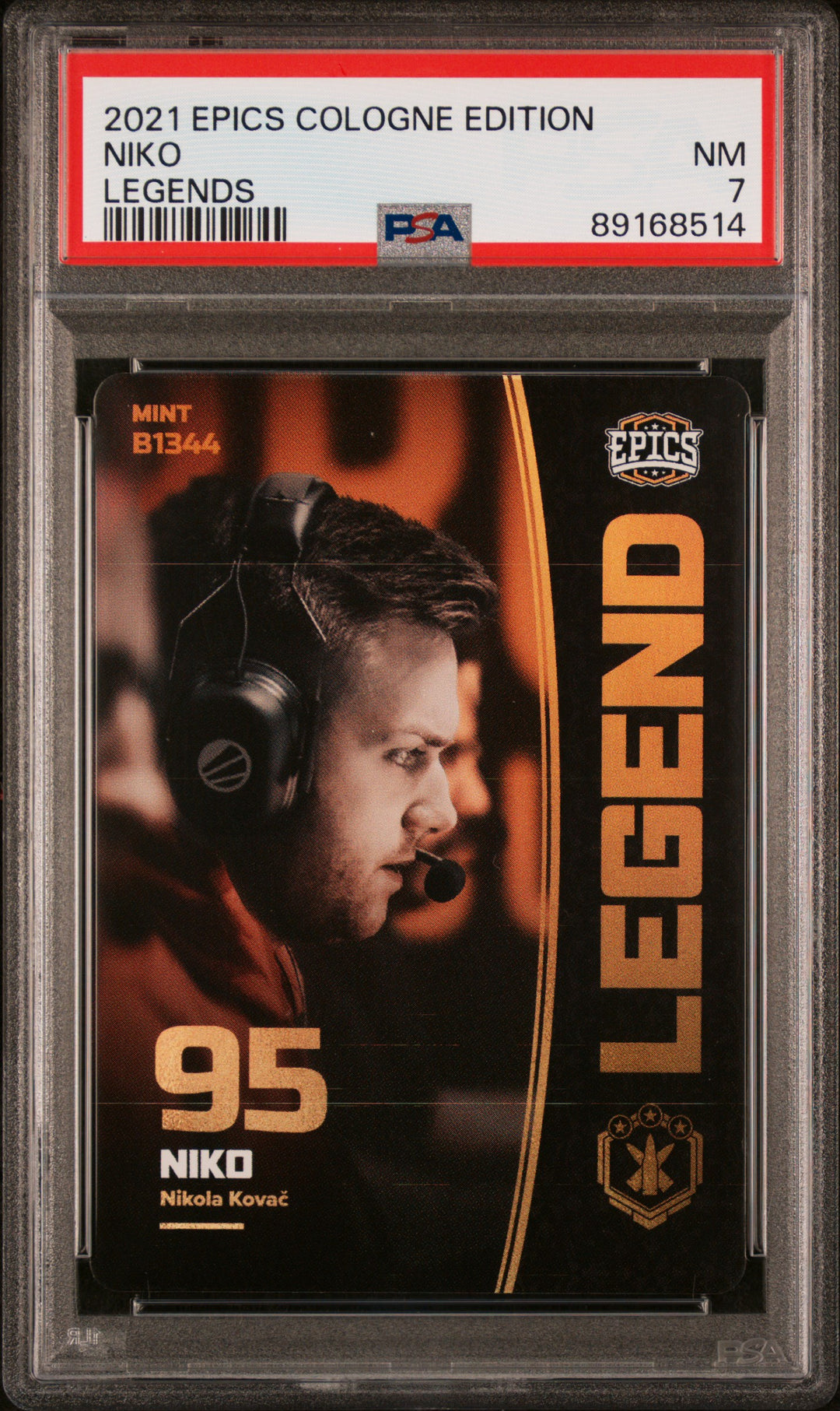 PSA 7 - Niko #B1344 - Legends - 2021 Epics Cologne Edition