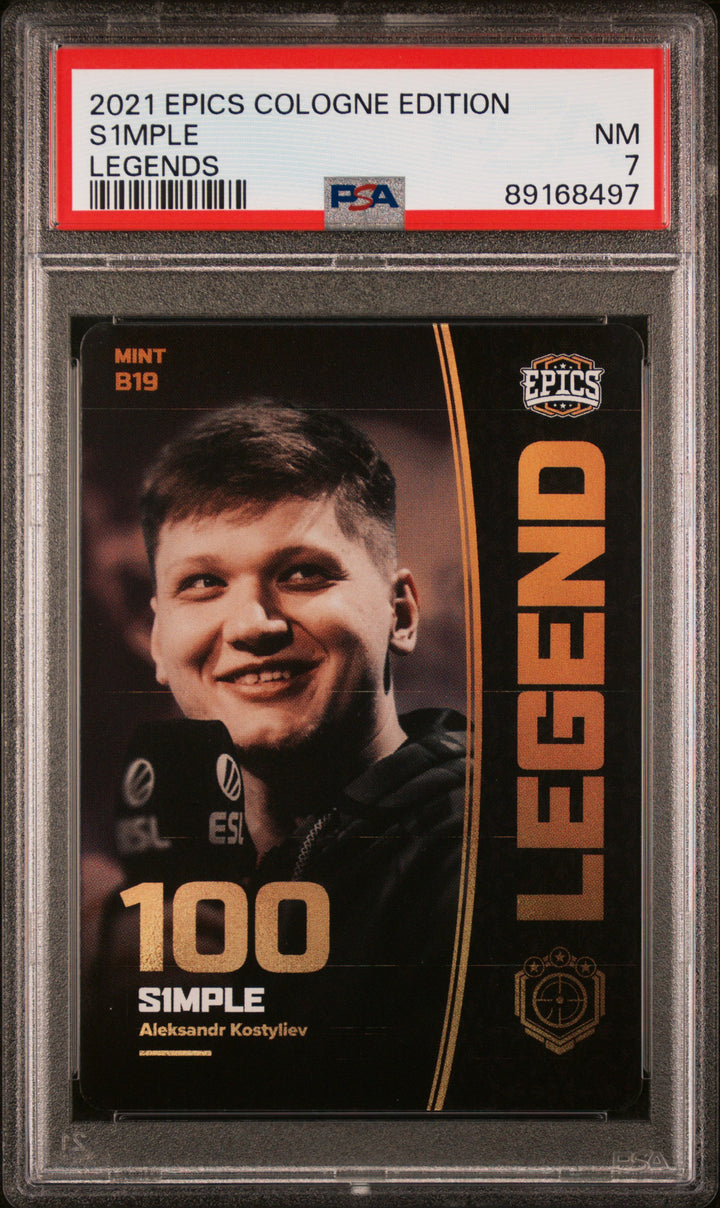 PSA 7 - S1mple #BB19 - Legends - 2021 Epics Cologne Edition