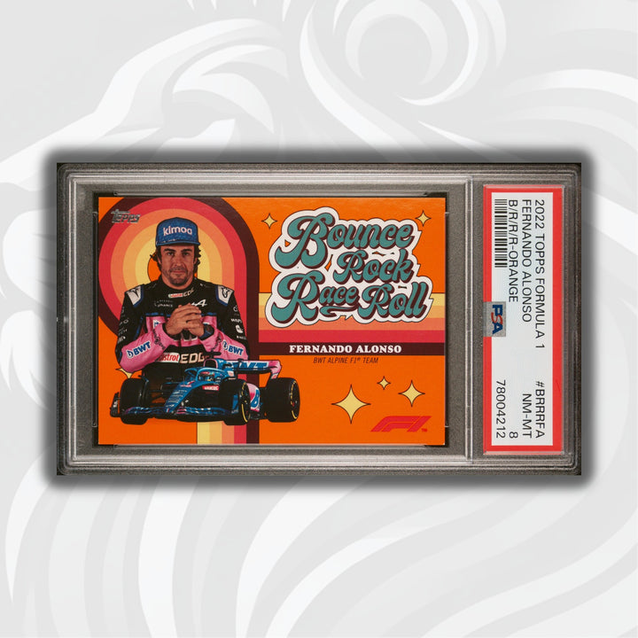 PSA 8 - 04/25 - Fernando Alonso - Bounce, Rock, Race, Roll #BRRRFA - Orange