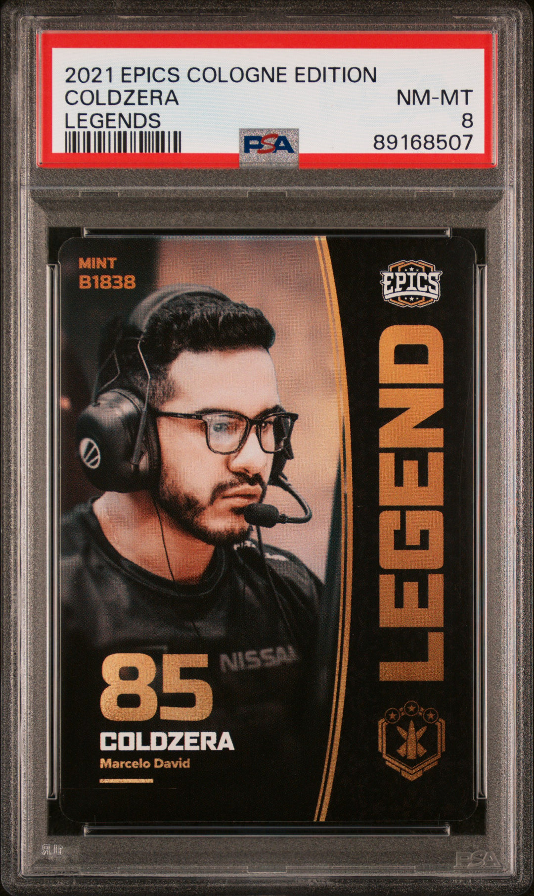PSA 8 - Coldzera #B1838 - Legends - 2021 Epics Cologne Edition