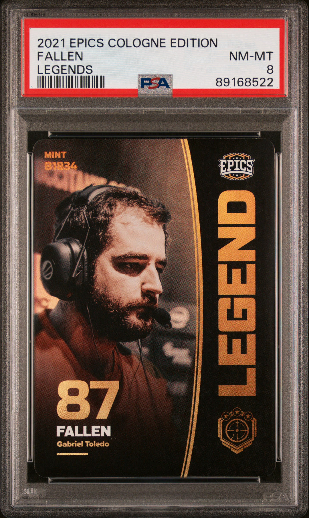 PSA 8 - Fallen #B1834 - Legends - 2021 Epics Cologne Edition