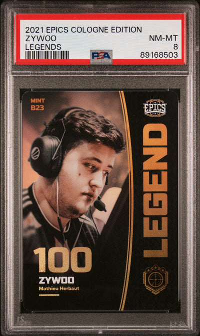 PSA 8 - Zywoo #B23 - Legends - 2021 Epics Cologne Edition