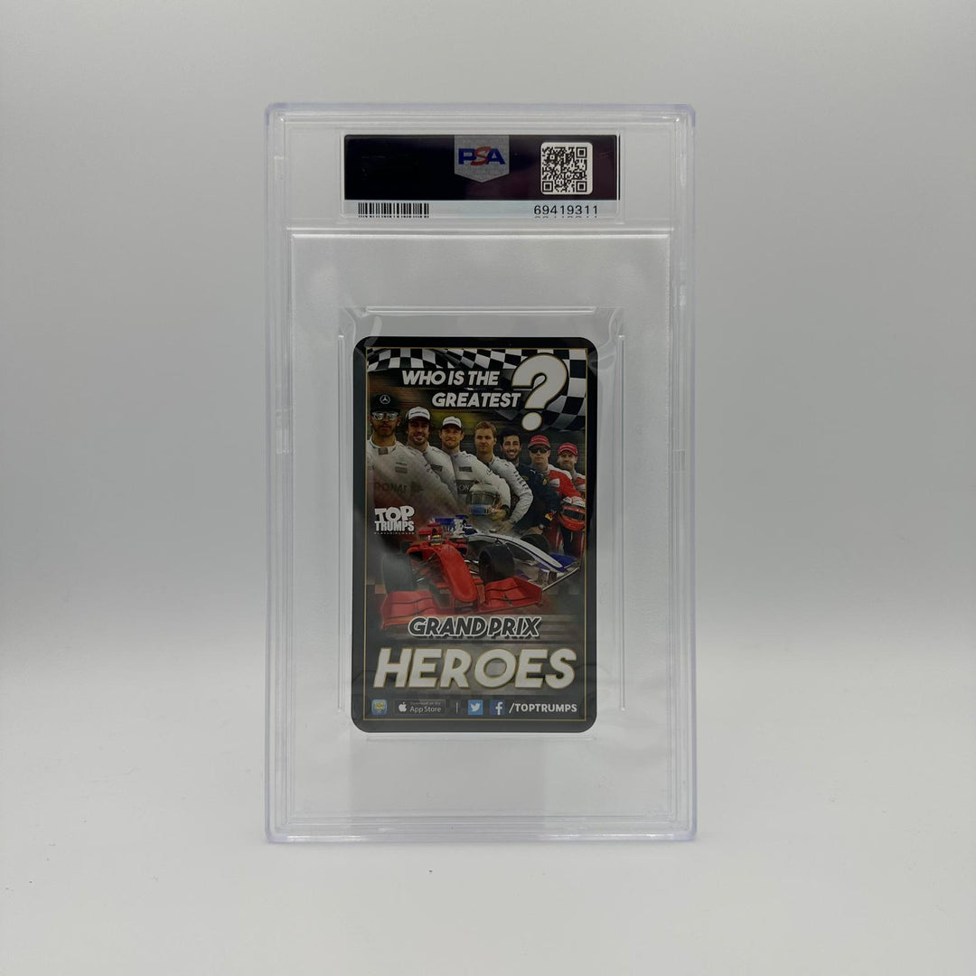 PSA 9 - Max Verstappen - 0 Wins - Top Trumps - 2016 Grand Prix Heroes