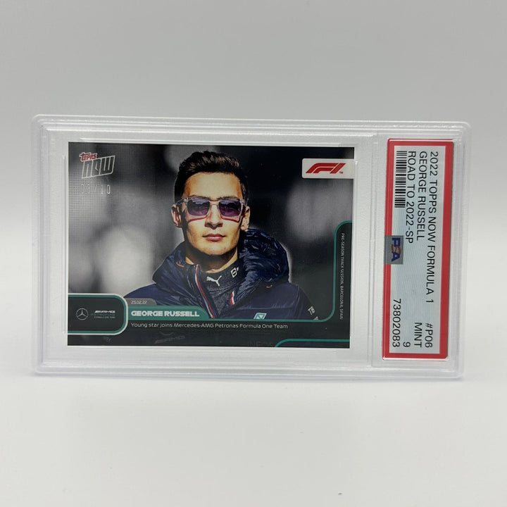 PSA 9 - 3/10 George Russell - Road To 2022 #P06 - SP