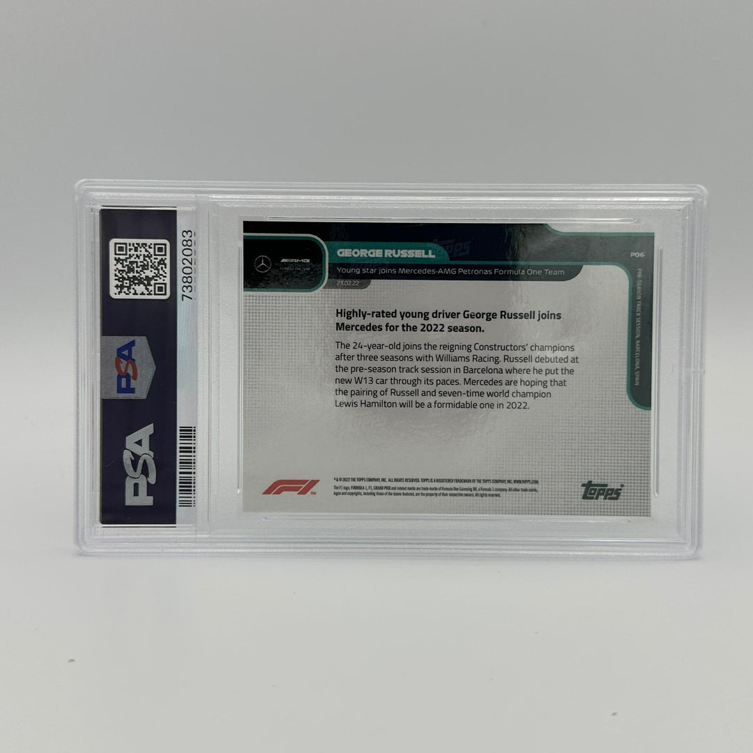 PSA 9 - 3/10 George Russell - Road To 2022 #P06 - SP