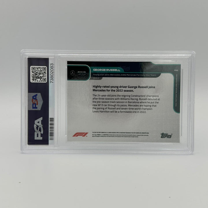 PSA 9 - 3/10 George Russell - Road To 2022 #P06 - SP