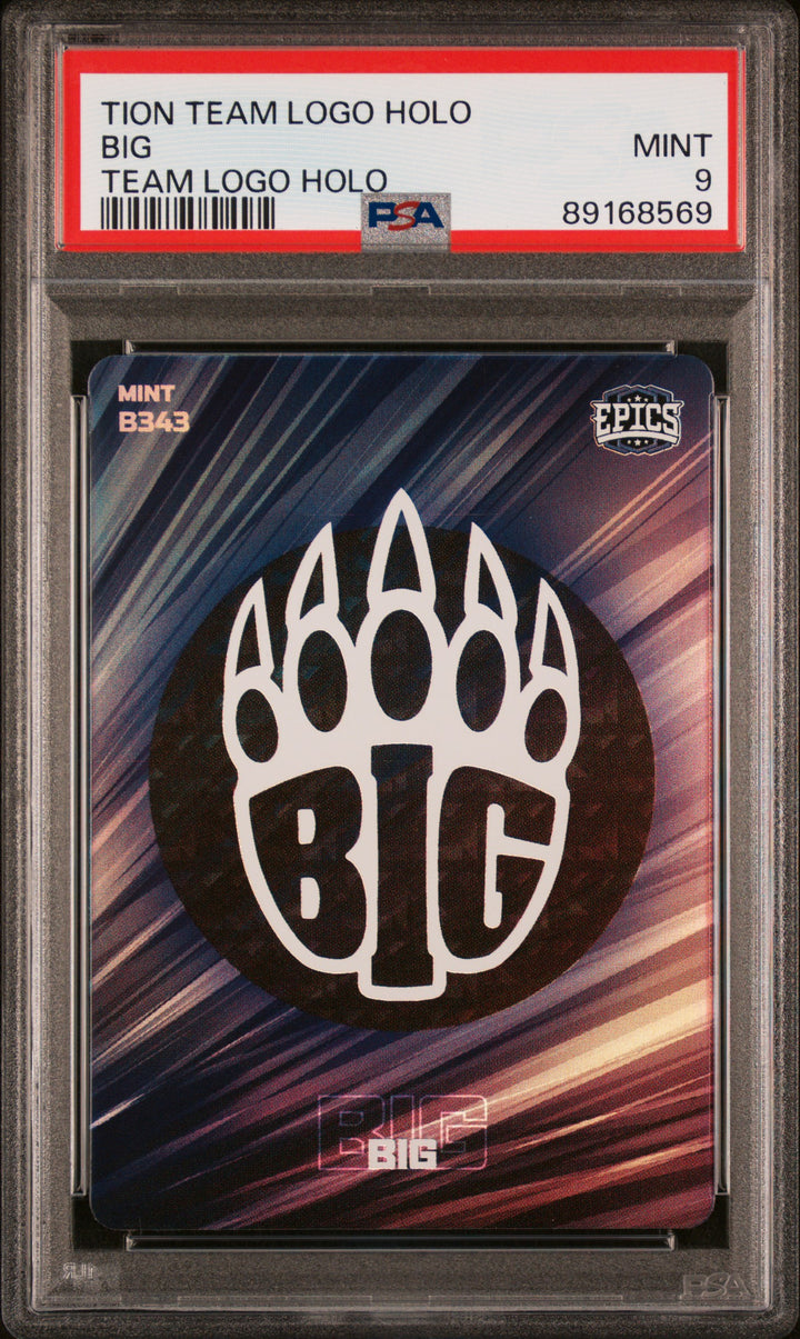 PSA 9 - Big #B343 - Team Logo Holo - 2021 Epics Cologne Edition