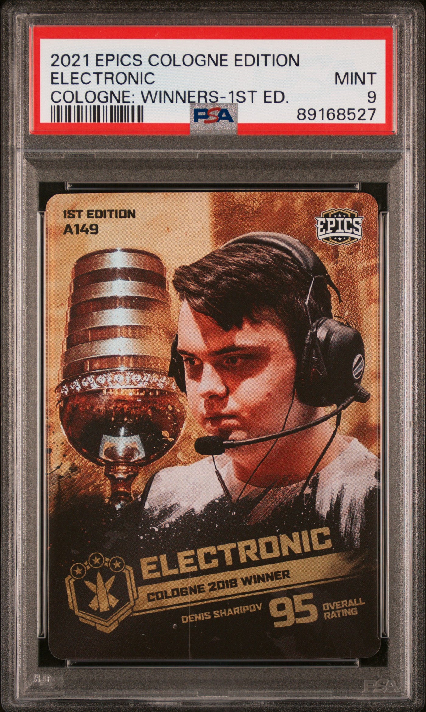 PSA 9 - Electronic #A149 - Winners - 1st Edition - 2021 Epics Cologne Edition