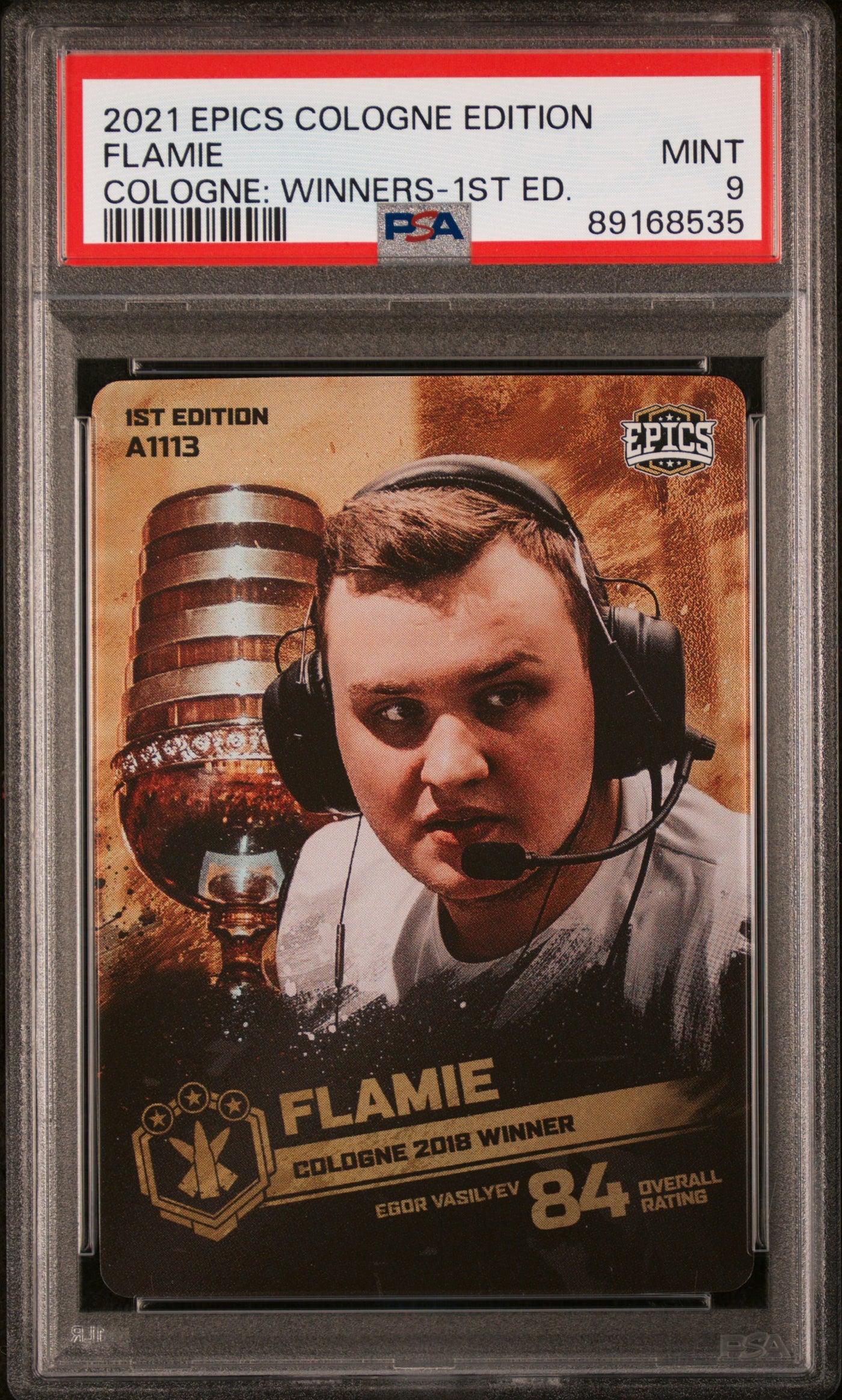 PSA 9 - Flamie #A1113 - Winners - 1st Edition - 2021 Epics Cologne Edition