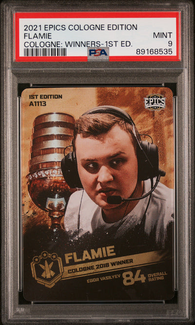PSA 9 - Flamie #A1113 - Winners - 1st Edition - 2021 Epics Cologne Edition