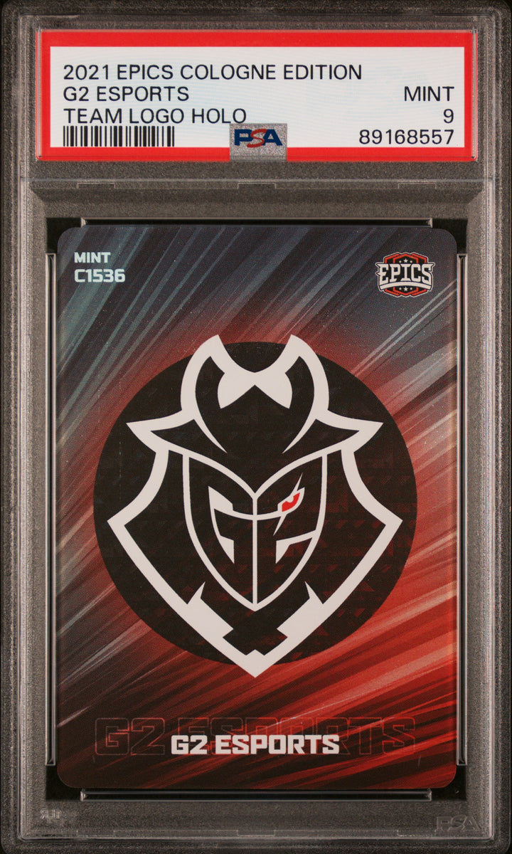 PSA 9 - G2 Esports #C1536 - Team Logo Holo - 2021 Epics Cologne Edition