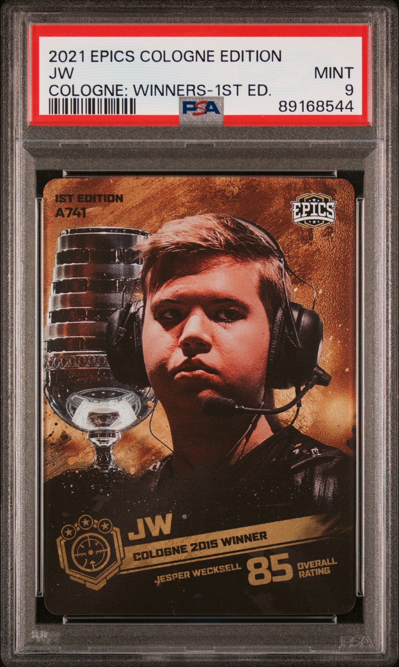 PSA 9 - JW #A741 - Winners - 1st Edition - 2021 Epics Cologne Edition