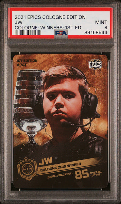 PSA 9 - JW #A741 - Winners - 1st Edition - 2021 Epics Cologne Edition