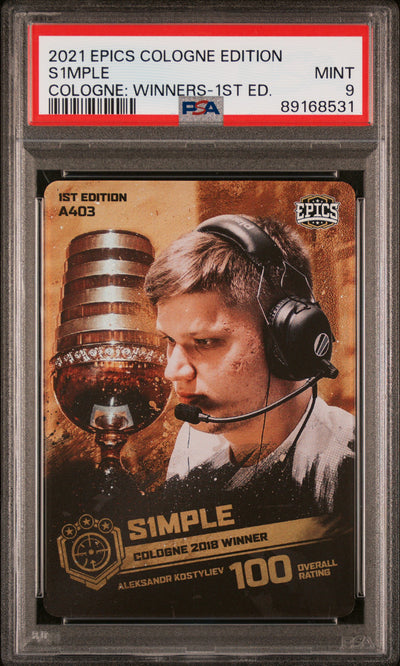 PSA 9 - S1mple #A403 - Winners - 1st Edition - 2021 Epics Cologne Edition