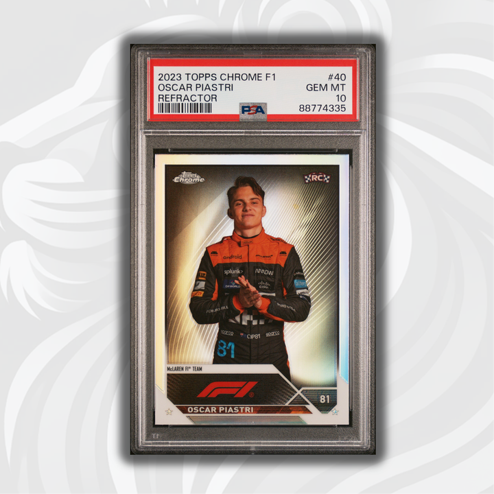PSA 10 - Oscar Piastri #40 - Refractor - 2023 Topps Chrome - Rookie Card