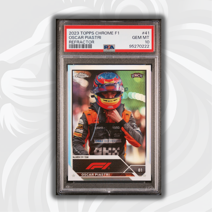 PSA 10 - Oscar Piastri #41 - Refractor - 2023 Topps Chrome
