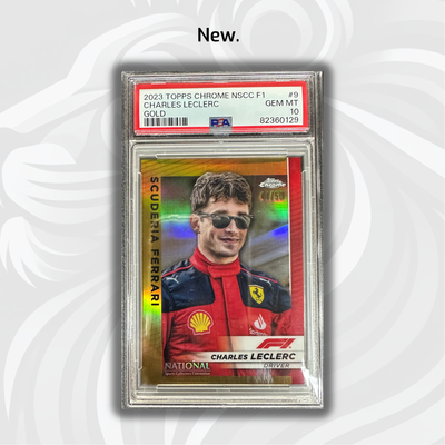 PSA 10 - 41/50 Charles Leclerc #F1-9  - Gold - 2023 Topps Chrome F1