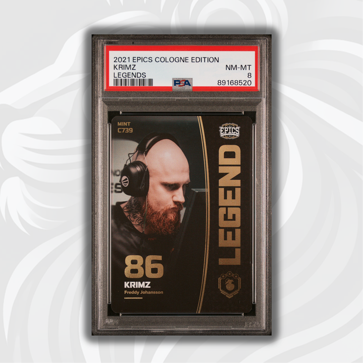 PSA 8 - Krimz #C739 - Legends - 2021 Epics Cologne Edition