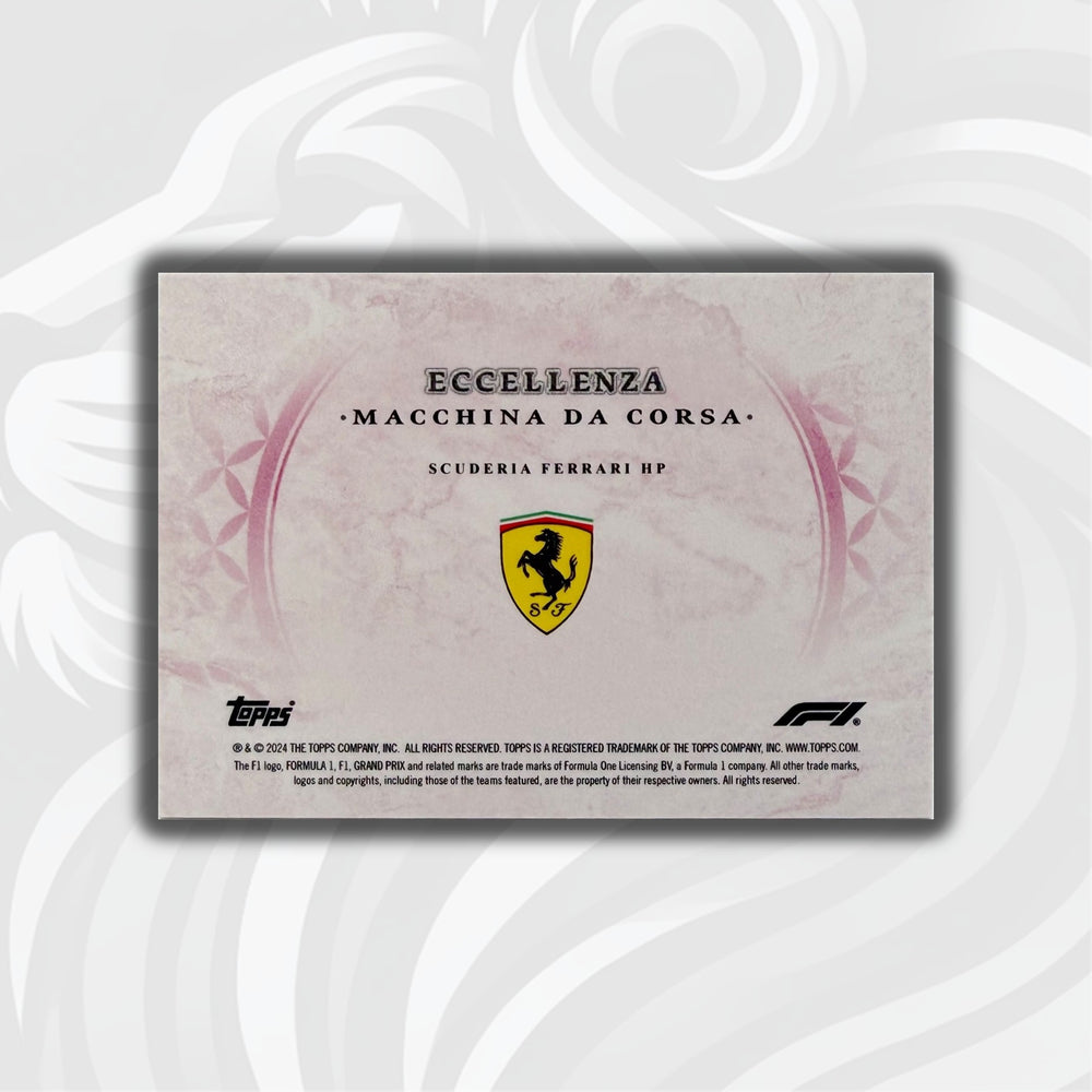 PSA - 31/75 Scuderia Ferrari HP - 2024 Topps Eccellenza - Macchina Da Corsa - Back