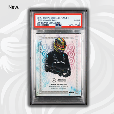 PSA 9 - 1/5 Lewis Hamilton - 2023 Topps Eccellenza F1 - Supremo Gradient