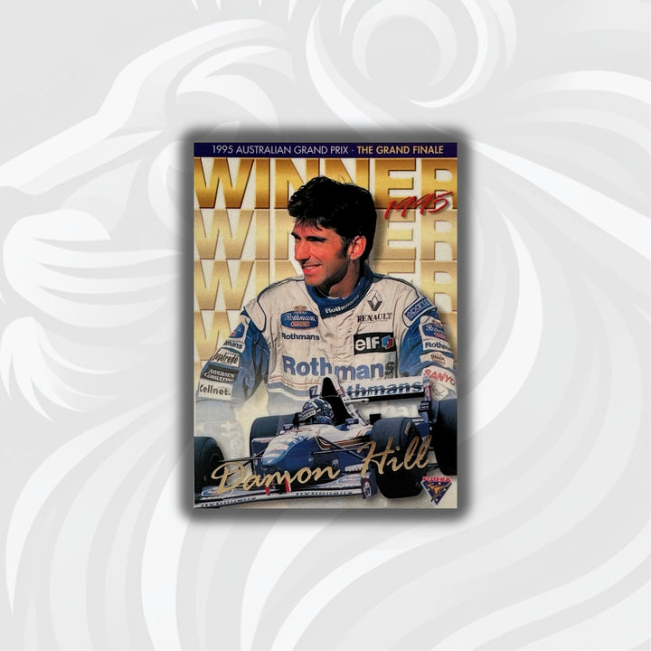 Futera 1995 - Damon Hill /2500 - Exchange Winner Card - Australian Grand Prix