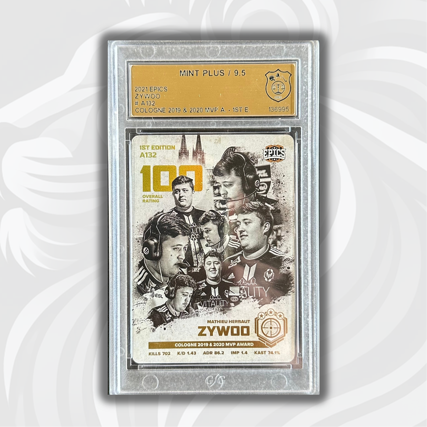 GSG  9.5 - Zywoo #A132 - 1st Edition - 2021 Epics Cologne MVPs
