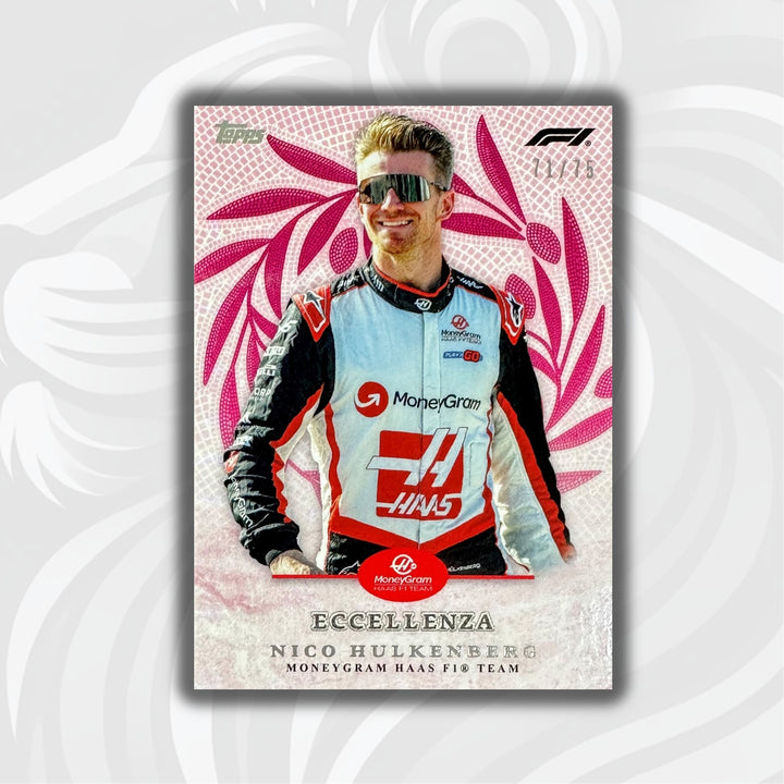 71/75 Nico Hulkenberg - Trionfo - Pink - 2024 Topps Eccellenza F1