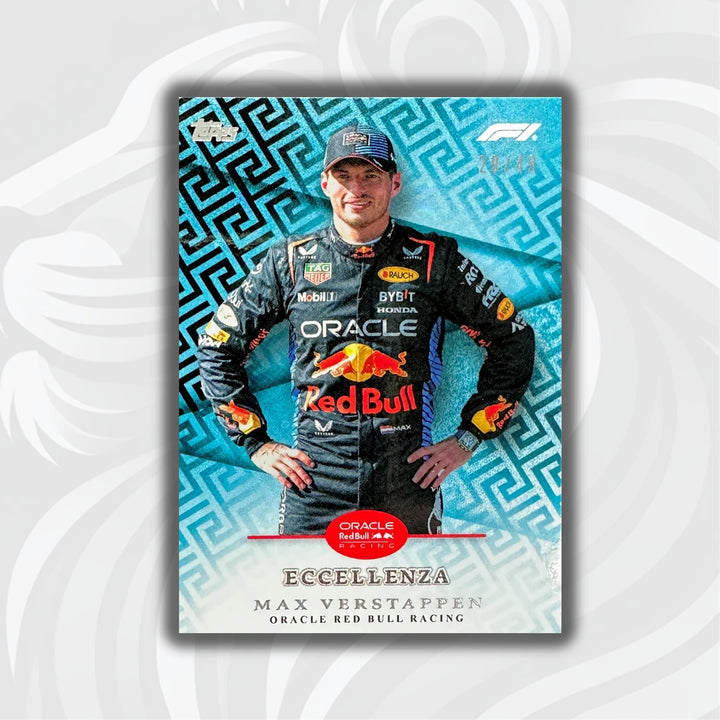 29/49 Max Verstappen - Driver - Blue - 2024 Topps Eccellenza F1