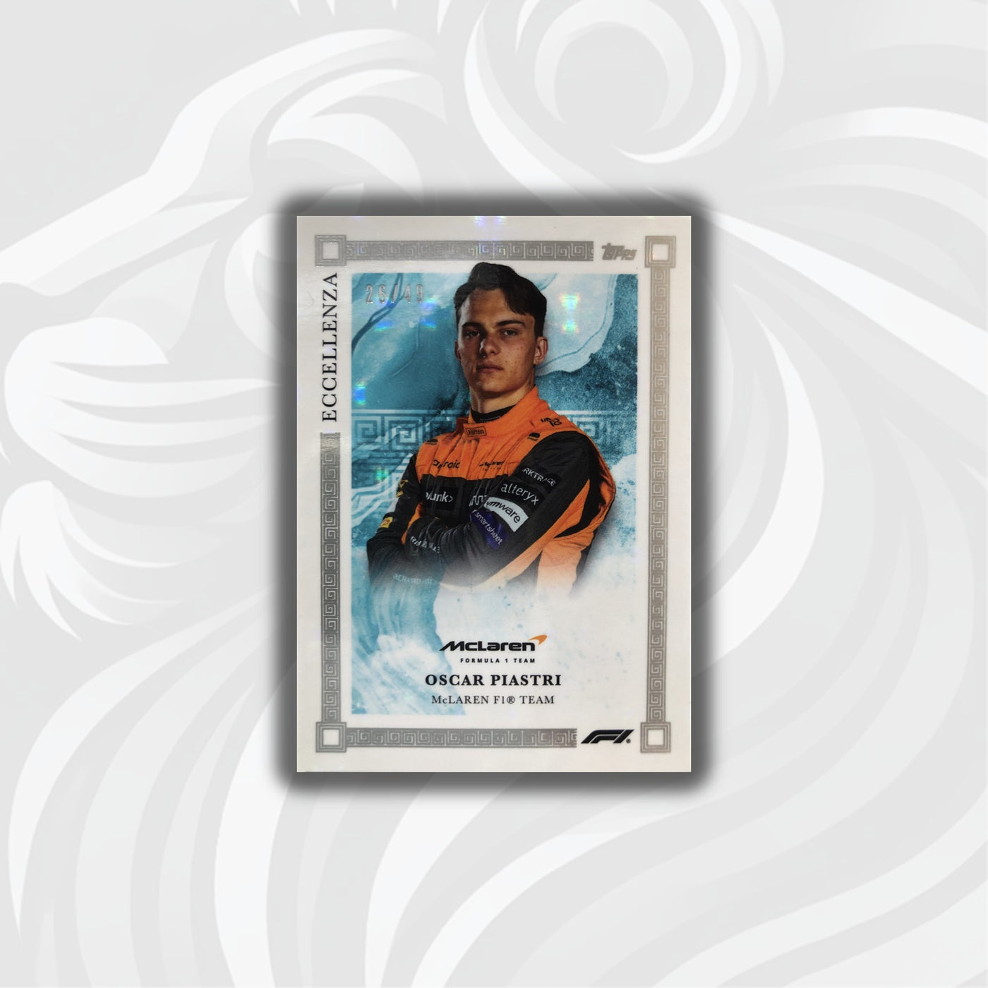 26/49 Oscar Piastri - Blue - 2023 Topps Eccellenza F1