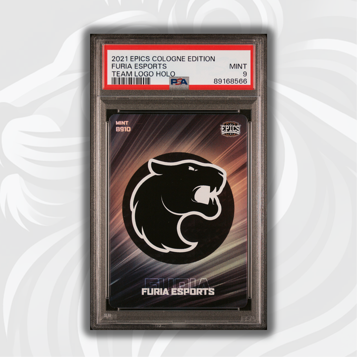PSA 9 - Furia Esports #B910 - Team Logo Holo - 2021 Epics Cologne Edition