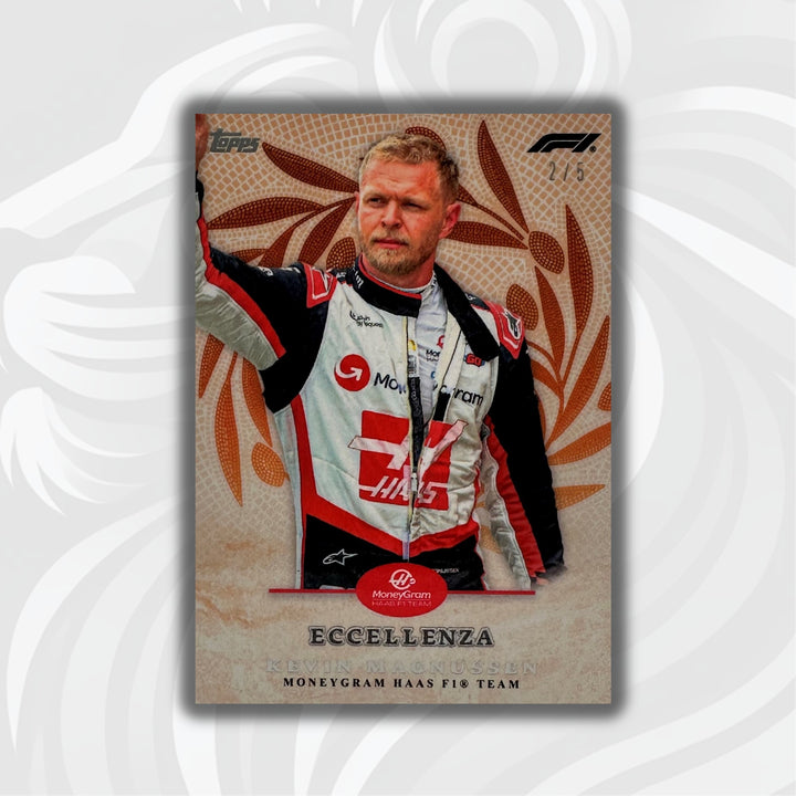 2/5 Kevin Magnussen - Trionfo - Orange - 2024 Topps Eccellenza F1