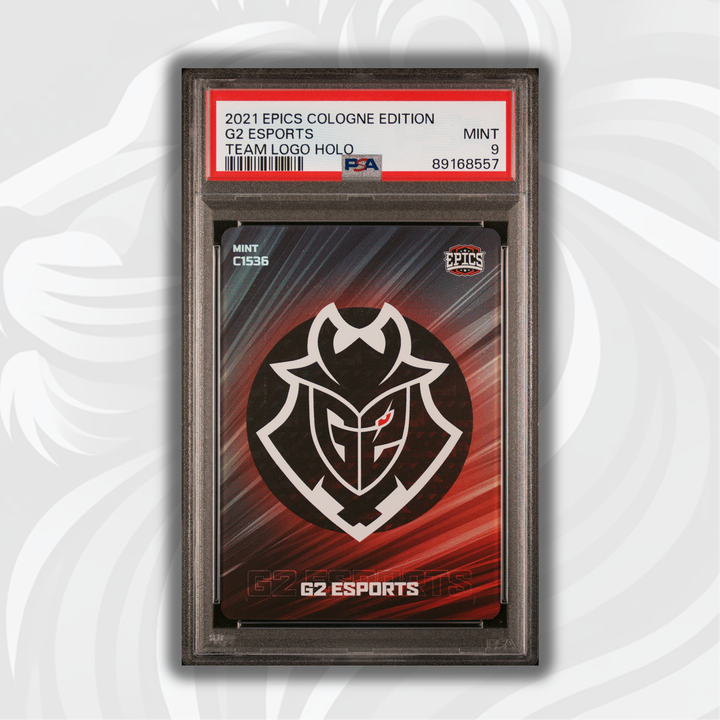 PSA 9 - G2 Esports #C1536 - Team Logo Holo - 2021 Epics Cologne Edition