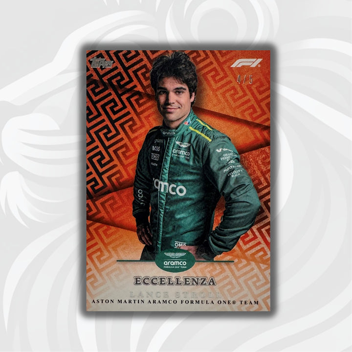 4/5 Lance Stroll - Orange - 2024 Topps Eccellenza F1