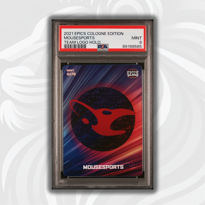 PSA 9 - Mousesports #B278 - Team Logo Holo - 2021 Epics Cologne Edition