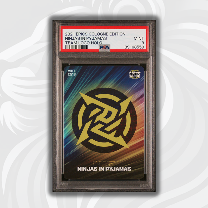 PSA 9 - Ninjas In Pyjamas #C513 - Team Logo Holo - 2021 Epics Cologne Edition