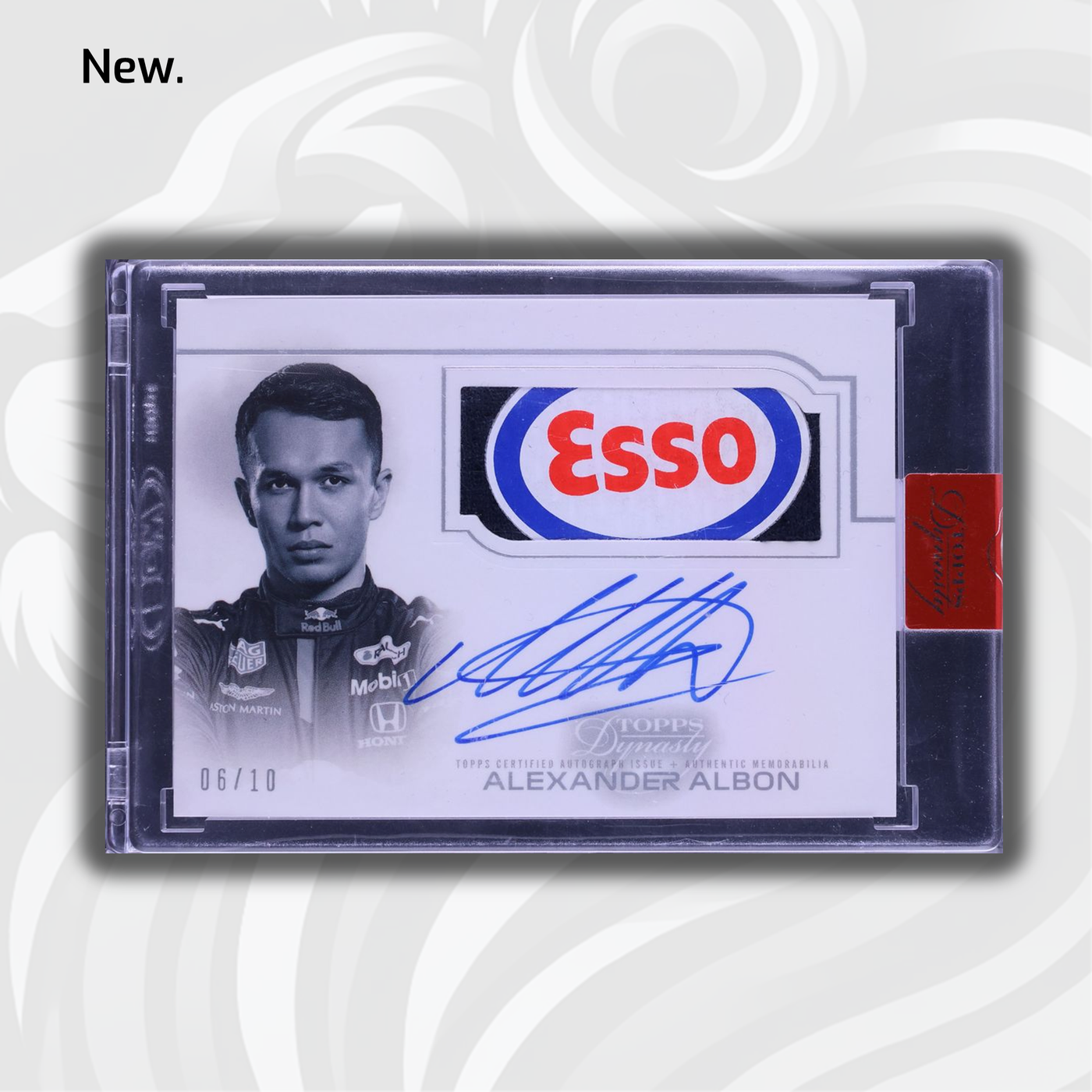 06/10 Alexander Albon #AFP-AA - Autographed Racing Gloves Relics - 2020 Topps Dynasty F1
