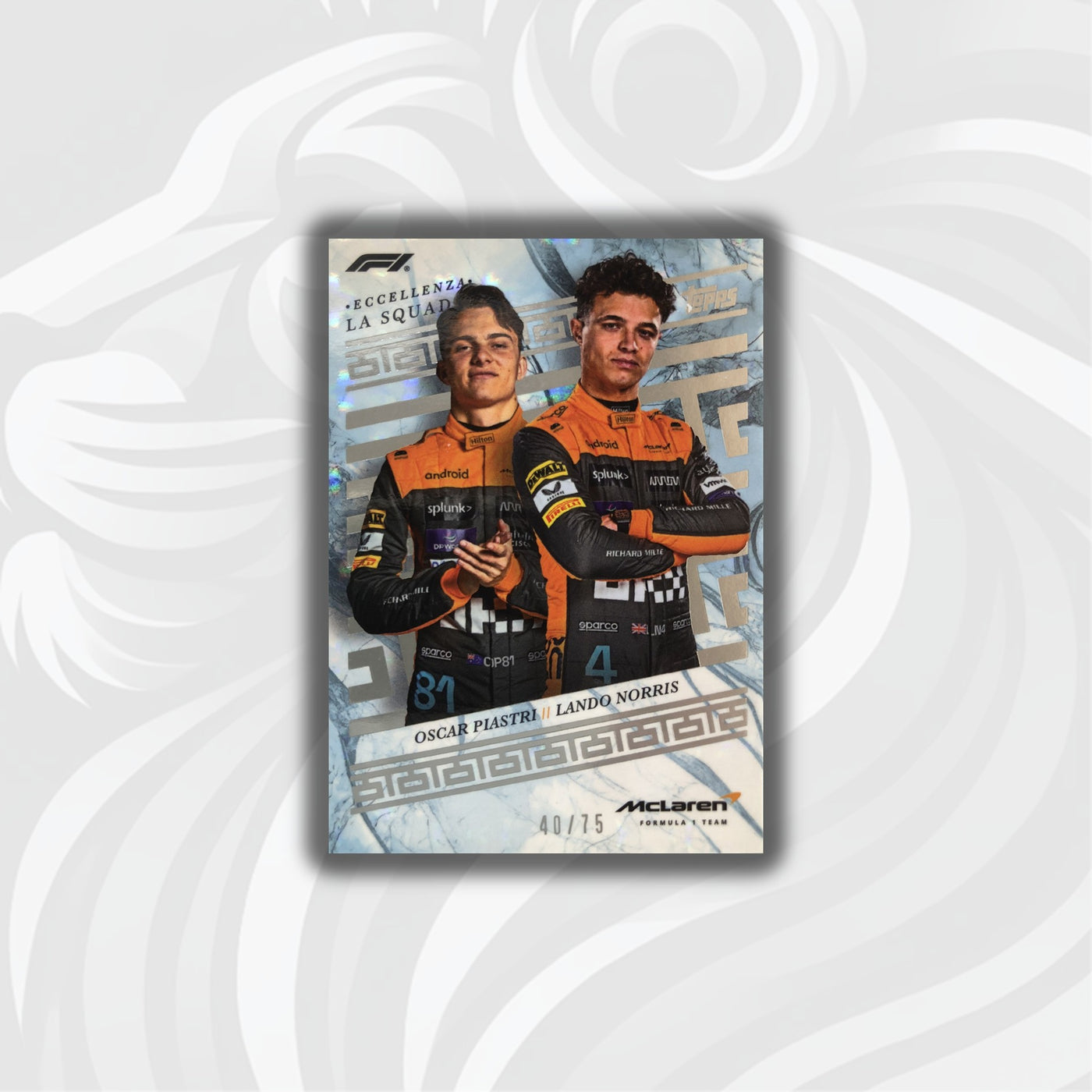 40/75 Norris/Piastri - McLaren F1 Team - Gray - 2023 Eccellenza - La Squadra
