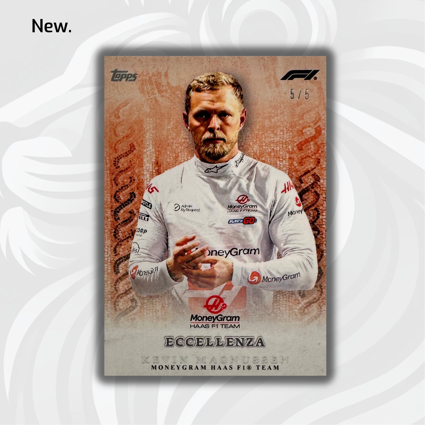5/5 Kevin Magnussen - La Passione - Orange - 2024 Topps Eccellenza F1