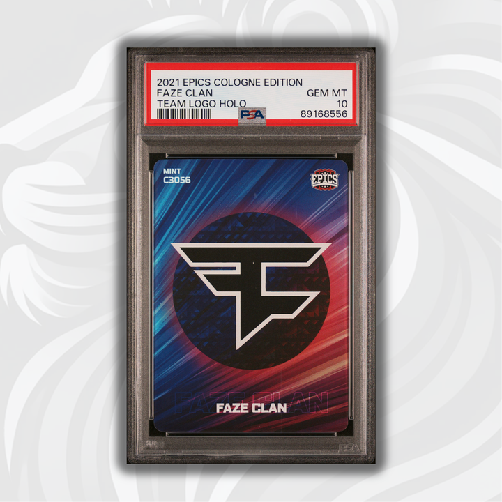 PSA 10 - Faze Clan #C3056 - Team Logo Holo - 2021 Epics Cologne Edition