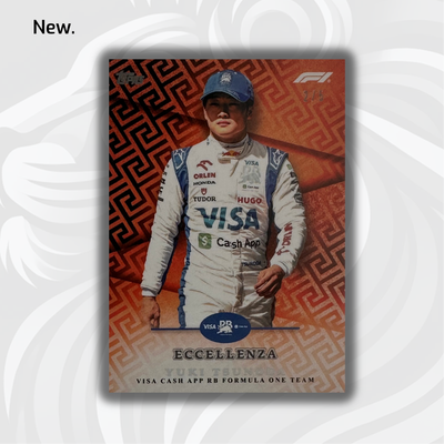 2/5 Yuki Tsunoda - Driver - Orange - 2024 Topps Eccellenza F1