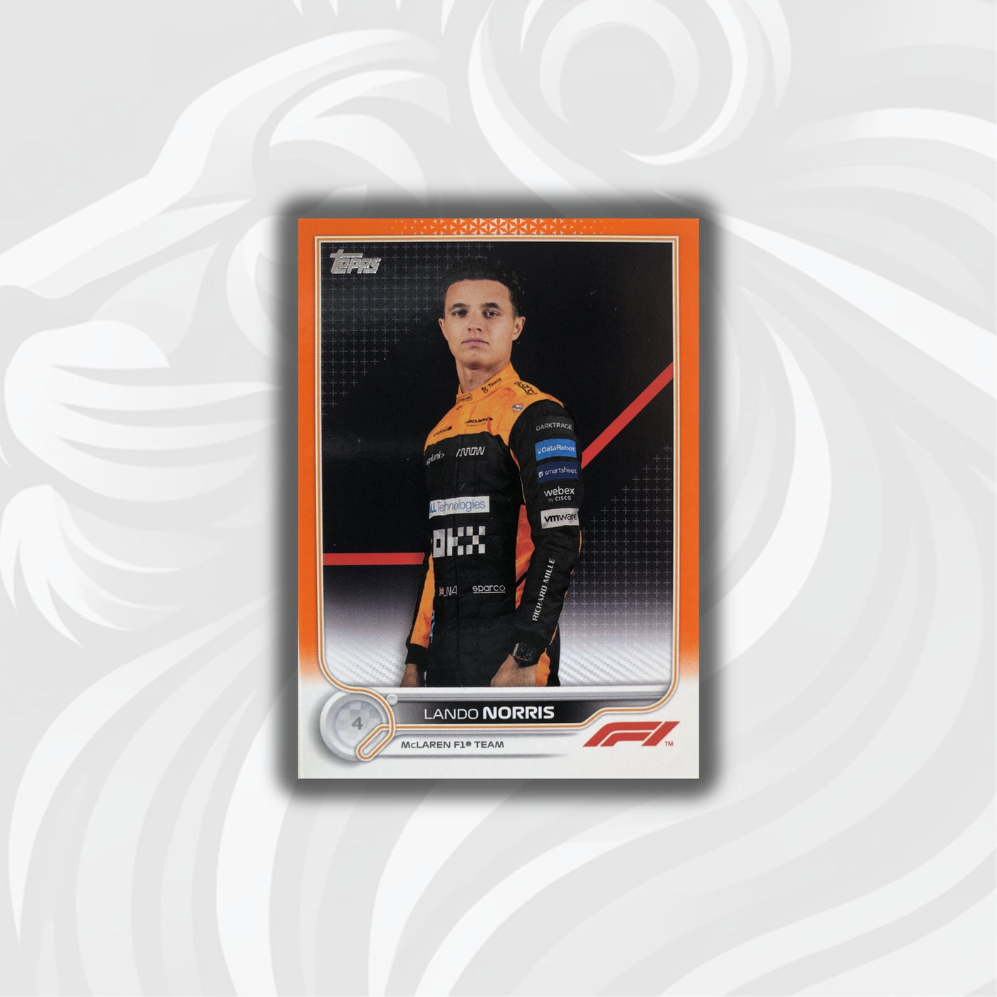 11/25 - Lando Norris #33 - Orange - 2022 Topps Formula 1