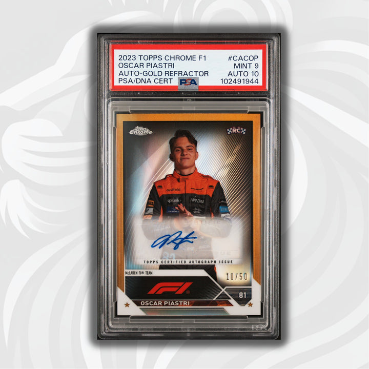 PSA 9&10 - 10/50 - Oscar Piastri #CACOP - Auto Gold - Rookie Card