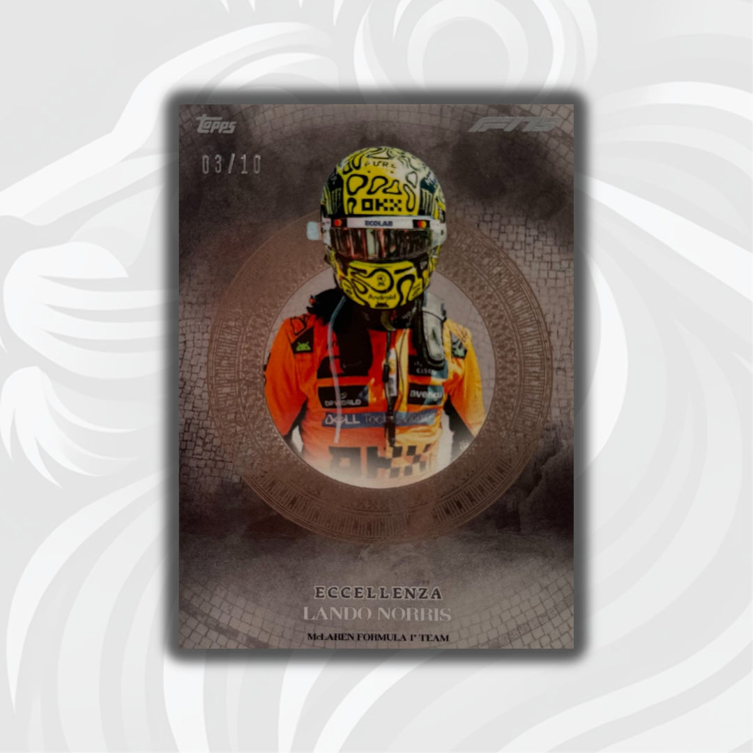 03/10 Lando Norris - 2025 Topps Eccellenza - Eccellenza - Front